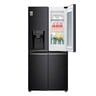 LG InstaView French Door Refrigerator, Matte Black, 570LTR, GR-X29FTQEL, Linear Cooling, Hygiene FRESH+™, ThinQ™ 