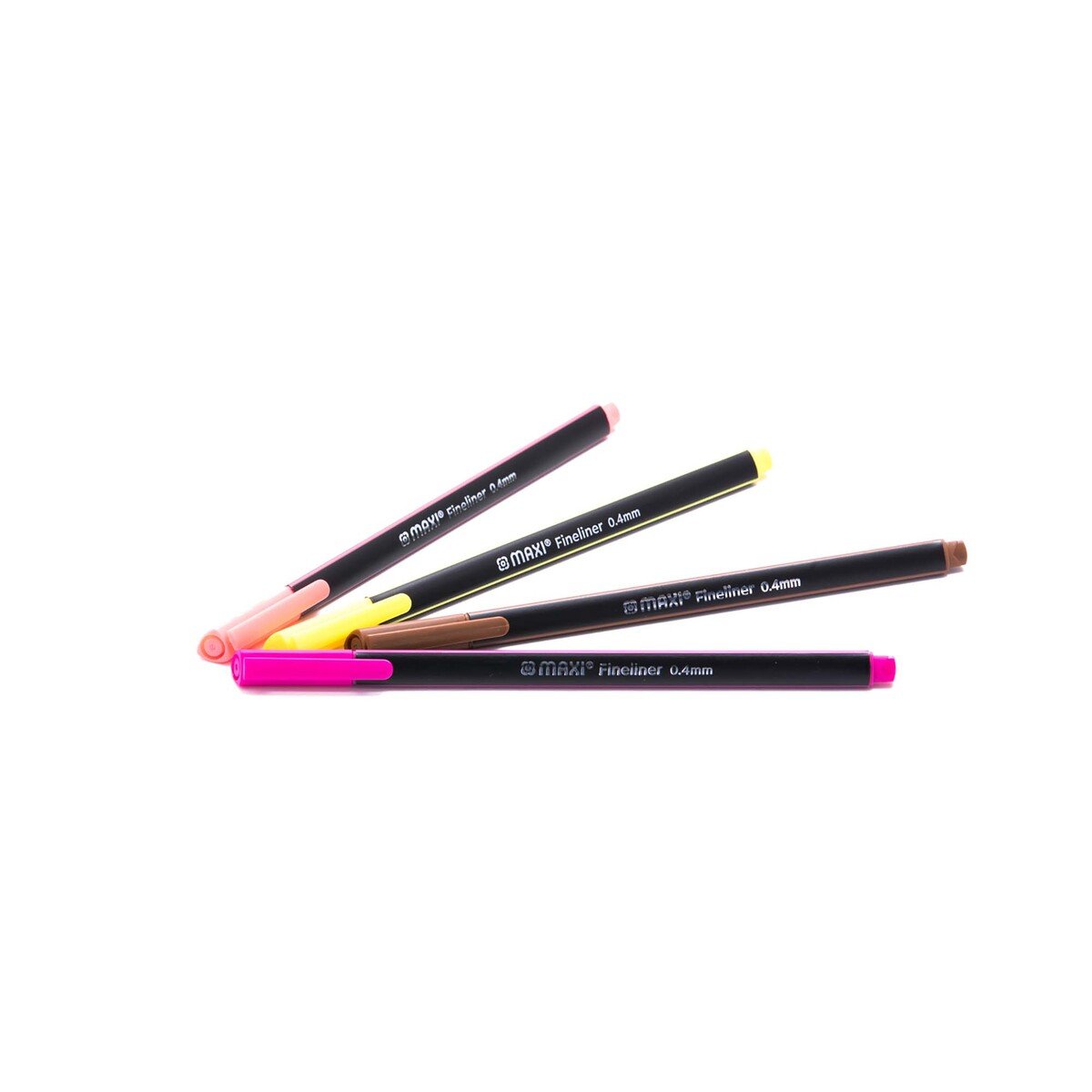 Maxi Colours Triangular Fineliner, Pack Of 24