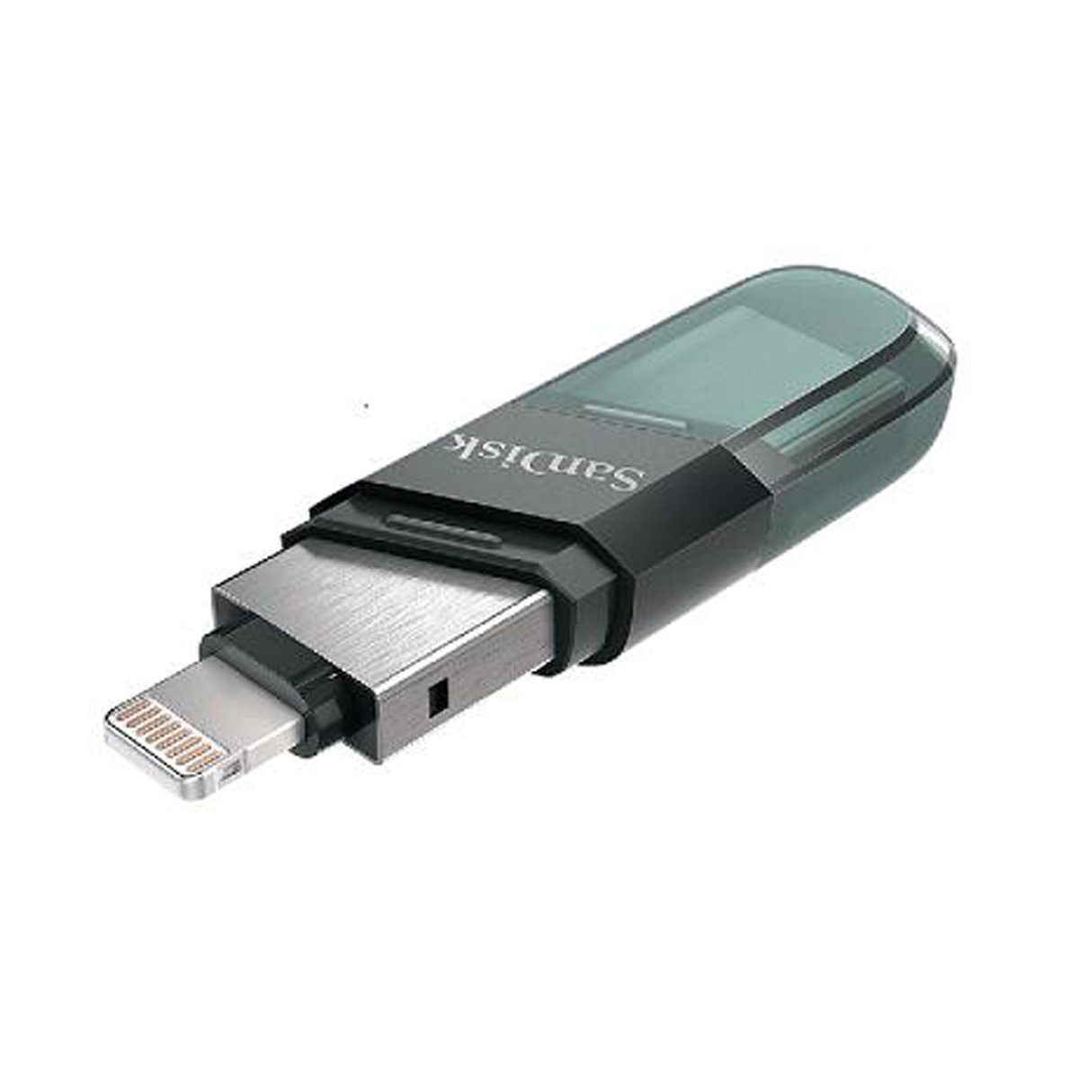 SanDisk 128GB iXpand Flash Drive Flip USB 3.1 Gen,GN6NN, Black, SDIX90N 128G GN6NE