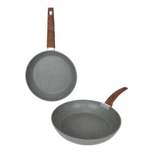 Chefline Gray Marble Forged Fry Pan, 2 pcs, 24 cm + 28 cm