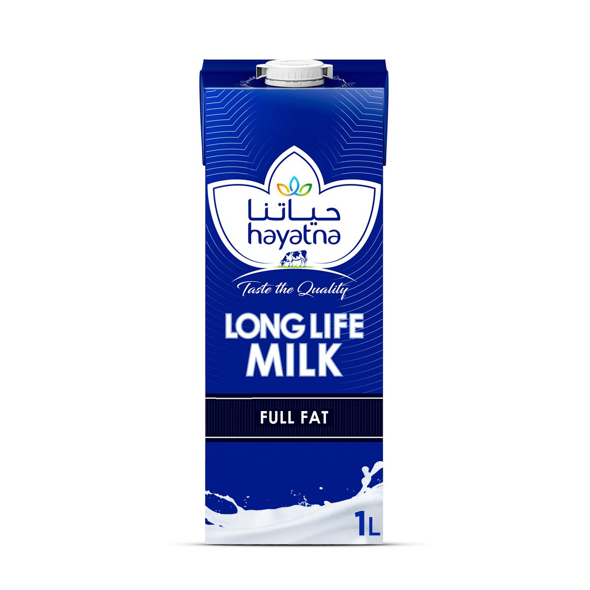 Hayatna Full Fat Long Life Milk 4 x 1 Litre