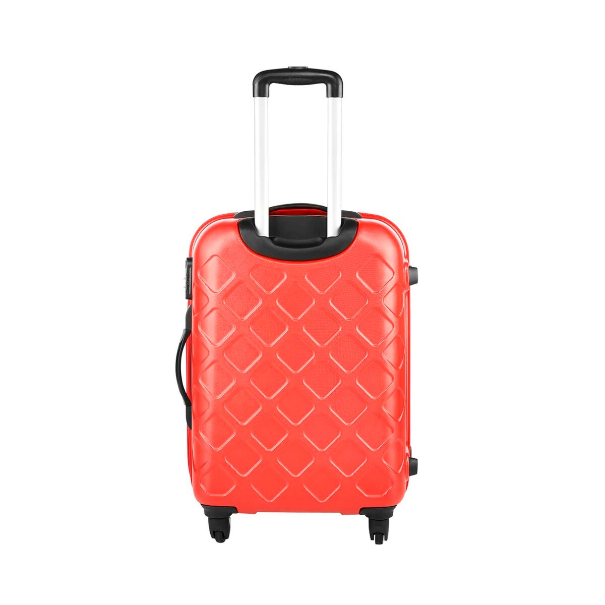سفاري موزاييك حقيبة سفر صلبة 4 عجلات، 65 سم، أحمر