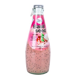 Thai Coco Lychee Flavor Basil Seed Drink 290 ml