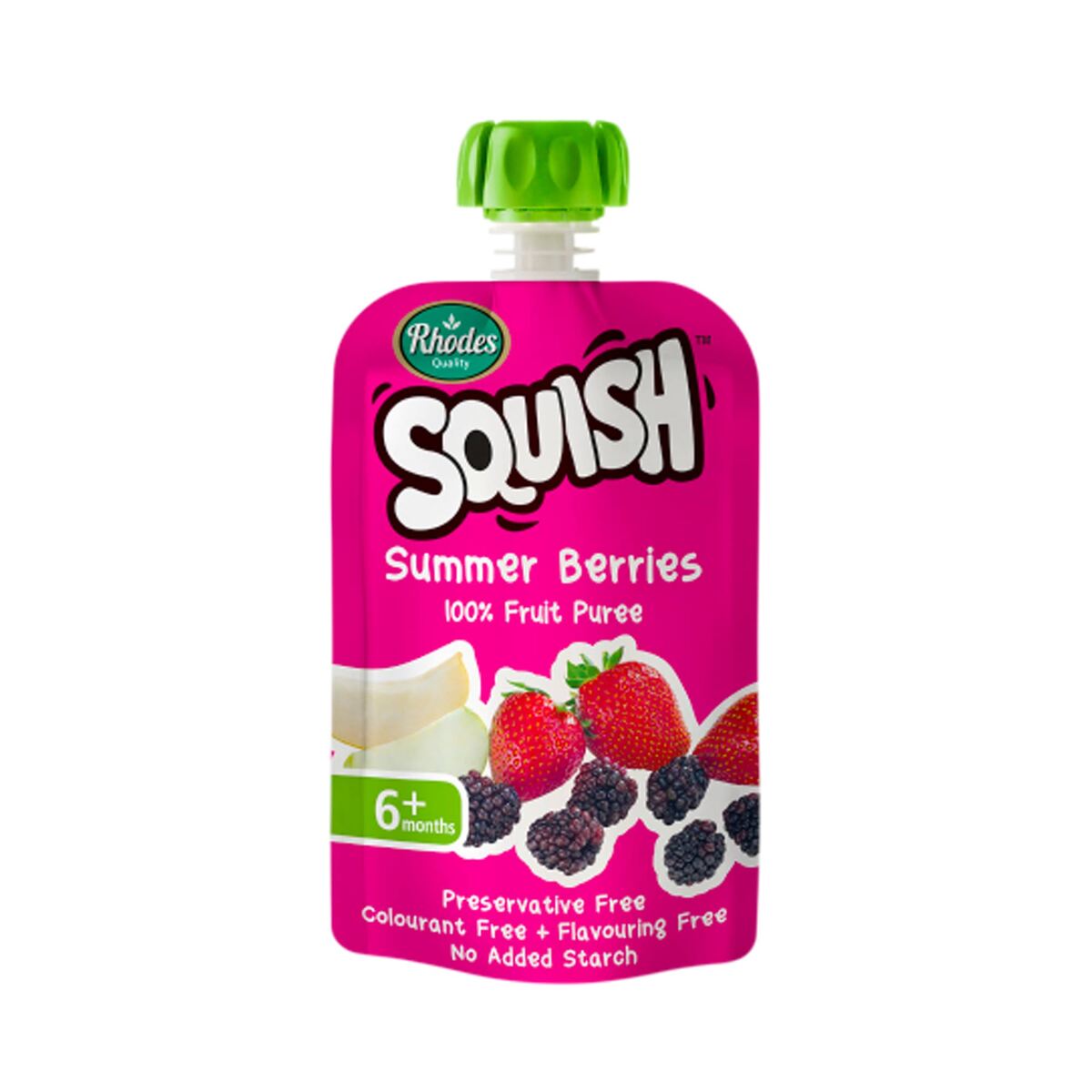 Rhodes Squish Summer Berries 100% Fruit Puree 110 ml