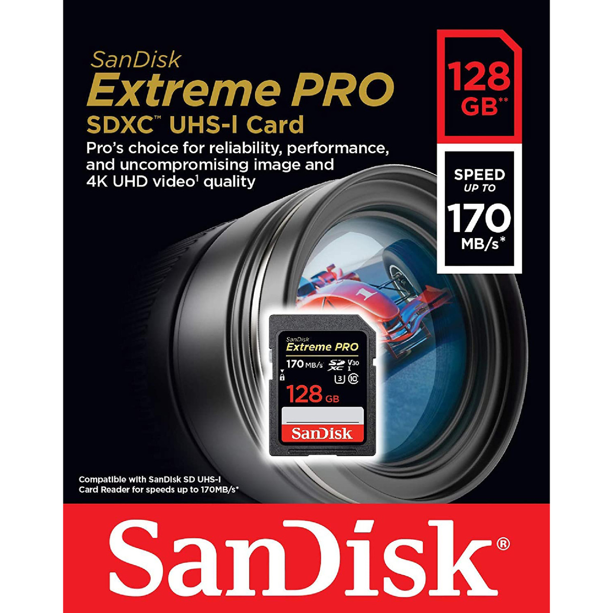 SanDisk Extreme PRO SDXC Card SDXXD 128GB