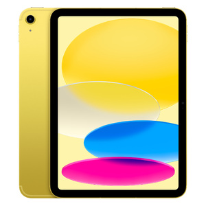 Apple 10.9-inch iPad, Wi-Fi + Cellular, 64 GB, Yellow