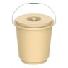 Cosmoplast Bucket With Lid EX-70 18Litre Assorted Color 1pc