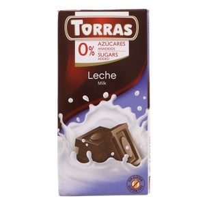 Torras Sugar Free Milk chocolate 75g