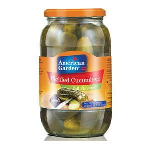 American Garden Dill Flavored Pickled Cucumbers Whole 946 ml
