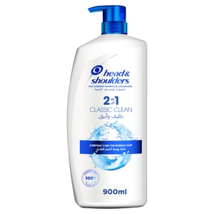 Head & Shoulders 2in1 Classic Clean Anti-Dandruff Shampoo & Conditioner for Normal Hair 900 ml