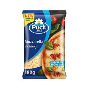 Puck Creamy Mozzarella Shredded Cheese 180 g