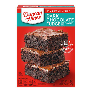 Duncan Hines Dark Chocolate Fudge Brownie Mix 515 g