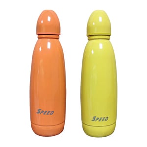 Speed Double Wall Bullet Flask, 500 ml, Col2, Assorted Color 1 pc