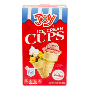 Joy Ice Cream Cups 12 pcs
