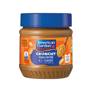 American Garden Vegan & Gluten Free Crunchy Peanut Butter 340 g