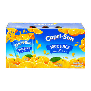 Capri Sun Fruit Crush Orange Juice Value Pack 10 x 200 ml
