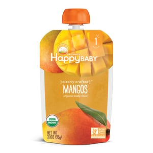 Happy Baby Stage 1 Organics Clearly Crafted Mangos Baby Food 99 g
