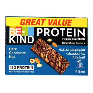 Be-Kind Dark Chocolate Nut Protein Bar Value Pack 4 x 50 g