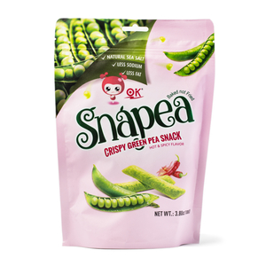 Snapea Baked Hot & Spicy Crispy Green Pea Snack 108 g