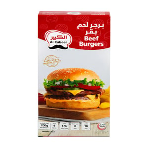 Al Kabeer Beef Burgers 4 pcs 200 g