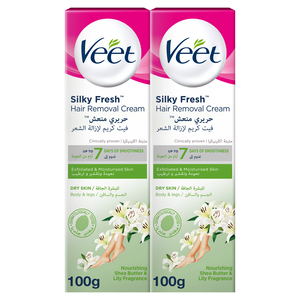 Veet Hair Removal Cream Dry Skin 2 x 100 g