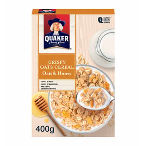 Quaker Crispy Cereal Oats & Honey 400 g