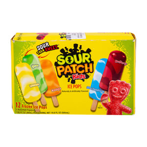 Sour Patch Kids Ice Pops Assorted 12 pcs 585 ml