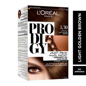 L'Oreal Paris Prodigy Hair Color 5.3 Light Golden Brown 1 pkt