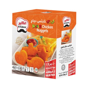 Al Kabeer Krazee Chicken Nuggets 2 x 400 g
