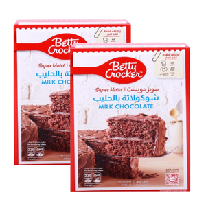 Betty Crocker Super Moist Milk Chocolate Cake Mix 2 x 510 g