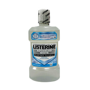 Listerine Advanced Zero Alcohol White Spearmint Mouthwash, 500 ml