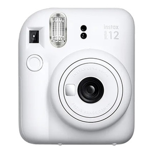 Fujifilm Instax Mini 12 Instant Film Camera, Clay White