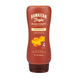 Hawaiian Tropic Island Tanning Lotion Sunscreen Cocoa Butter With SPF 4 236 ml
