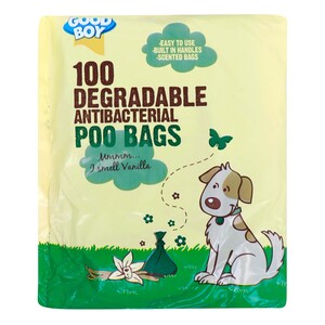 Armitage Good Boy Antibacterial Degradable Poo Bags, 100 Pcs, 7904