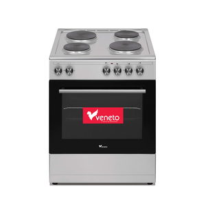 Veneto Stainless Steel Electric Cooker, 4 Hot Plates, 60 cm, VE66