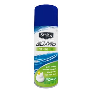 Schick Shave Guard Sensitive Lime Foam 60 ml