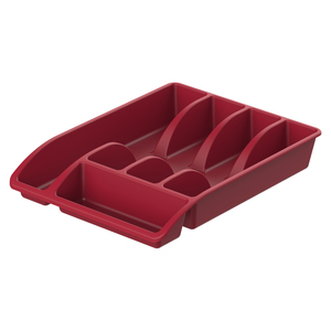 Cosmoplast Cutlery Tray, Dark Red, IFHHKI341OW