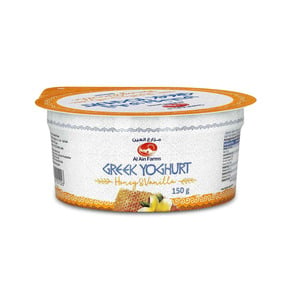 Al Ain Honey And Vanilla Greek Yoghurt, 150 g