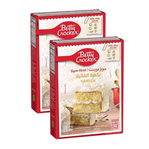 Betty Crocker Vanilla Super Moist Cake Mix 2 x 510 g
