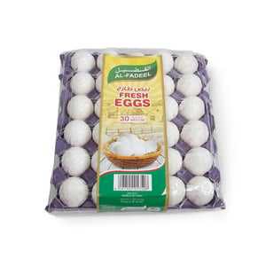 Al Fadeel White Eggs Medium 30 pcs