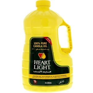 Heart Light Canola Oil 3 Litres