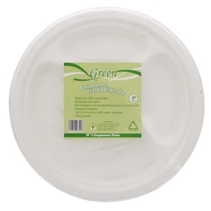 Green 3 Complement Plates 10inch 20pcs