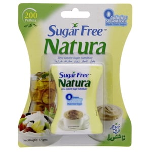 Sugar Free Natura Zero Calorie Sugar Substitute Pellets 200 pcs
