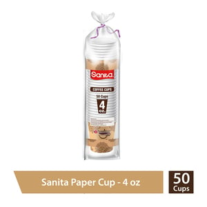 Sanita Paper Cups Size 4oz 50pcs