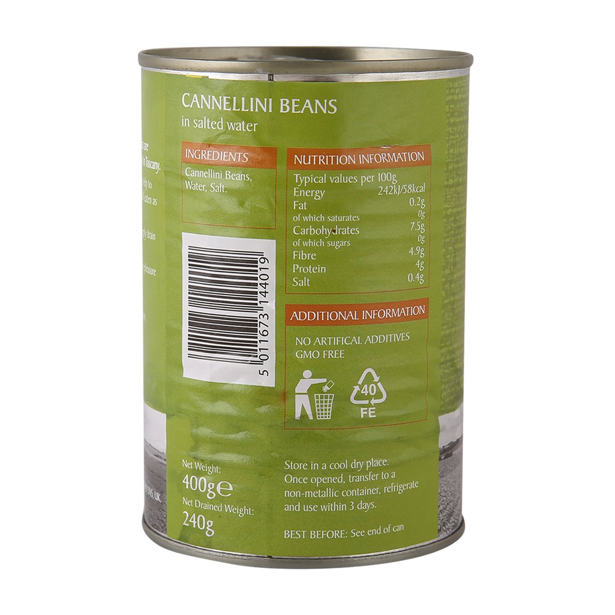 Epicure Cannellini Beans in Salted Water 400 g
