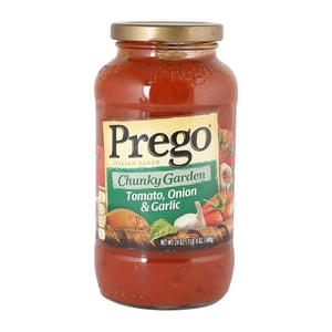 Prego Chunky Garden Tomato, Onion & Garlic Sauce 680 g
