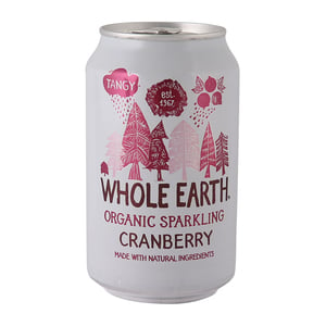 Whole Earth Organic Sparkling Cranberry Juice 330 ml