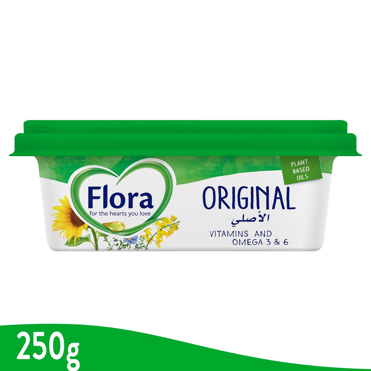 Flora Original Vegetable Oil Spread 250 g