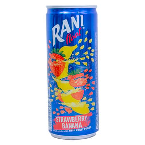 Rani Strawberry Banana Fruit Drink 24 x 240 ml