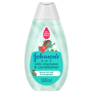 Johnson's Shampoo 2-in-1 Kids Shampoo & Conditioner 500 ml